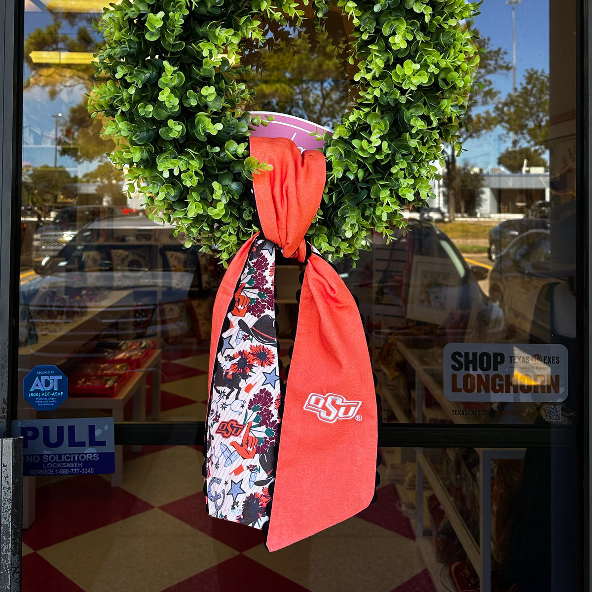 OSU COTTON WREATH SCARF