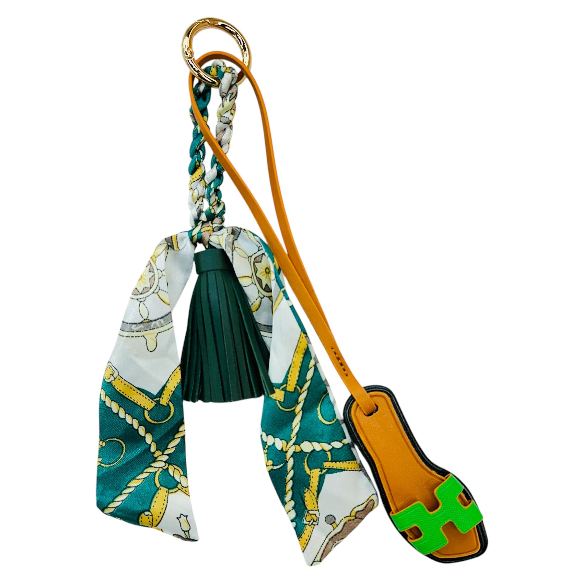 SLIDE SCARF BAG CHARM