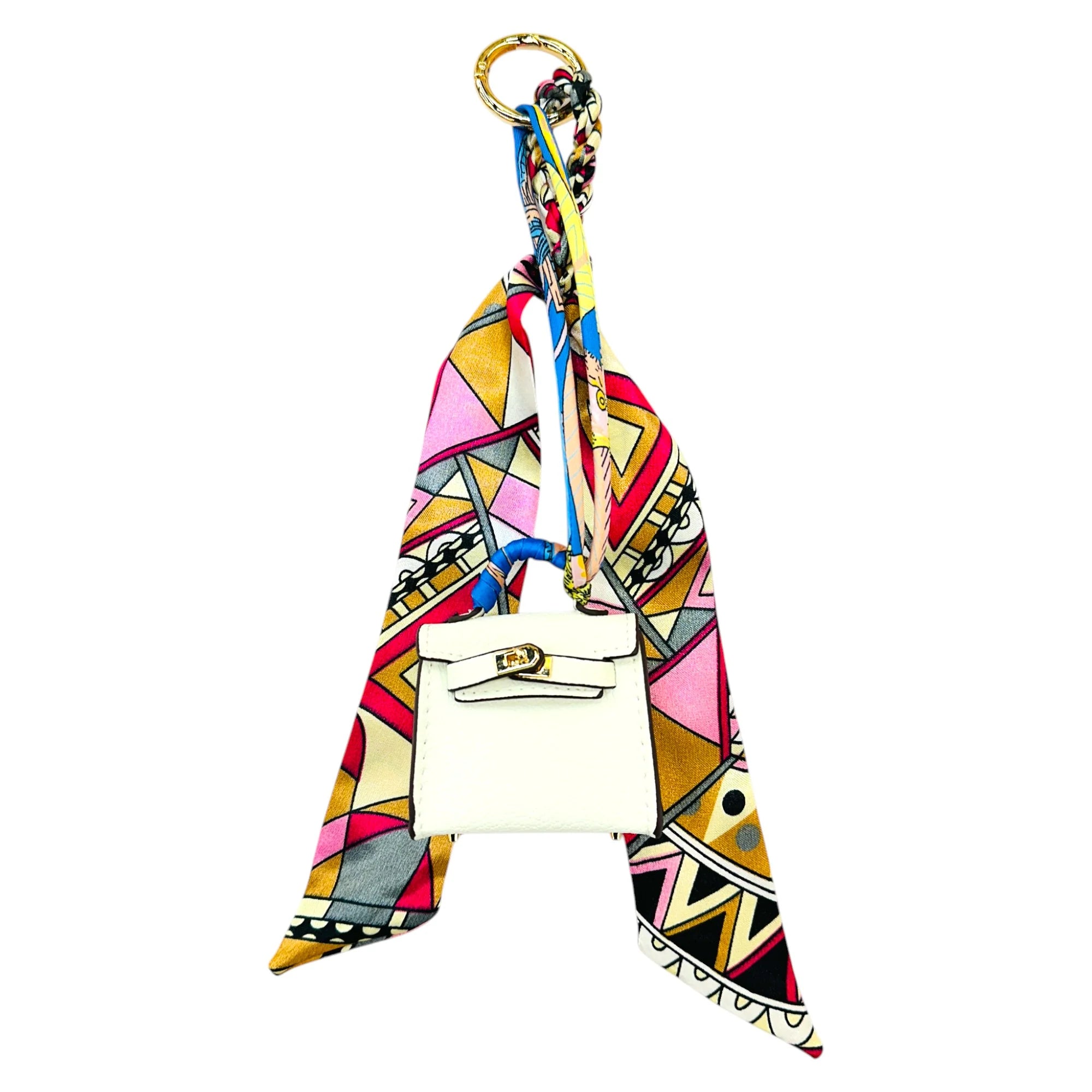 MINI BAG SCARF BAG CHARM