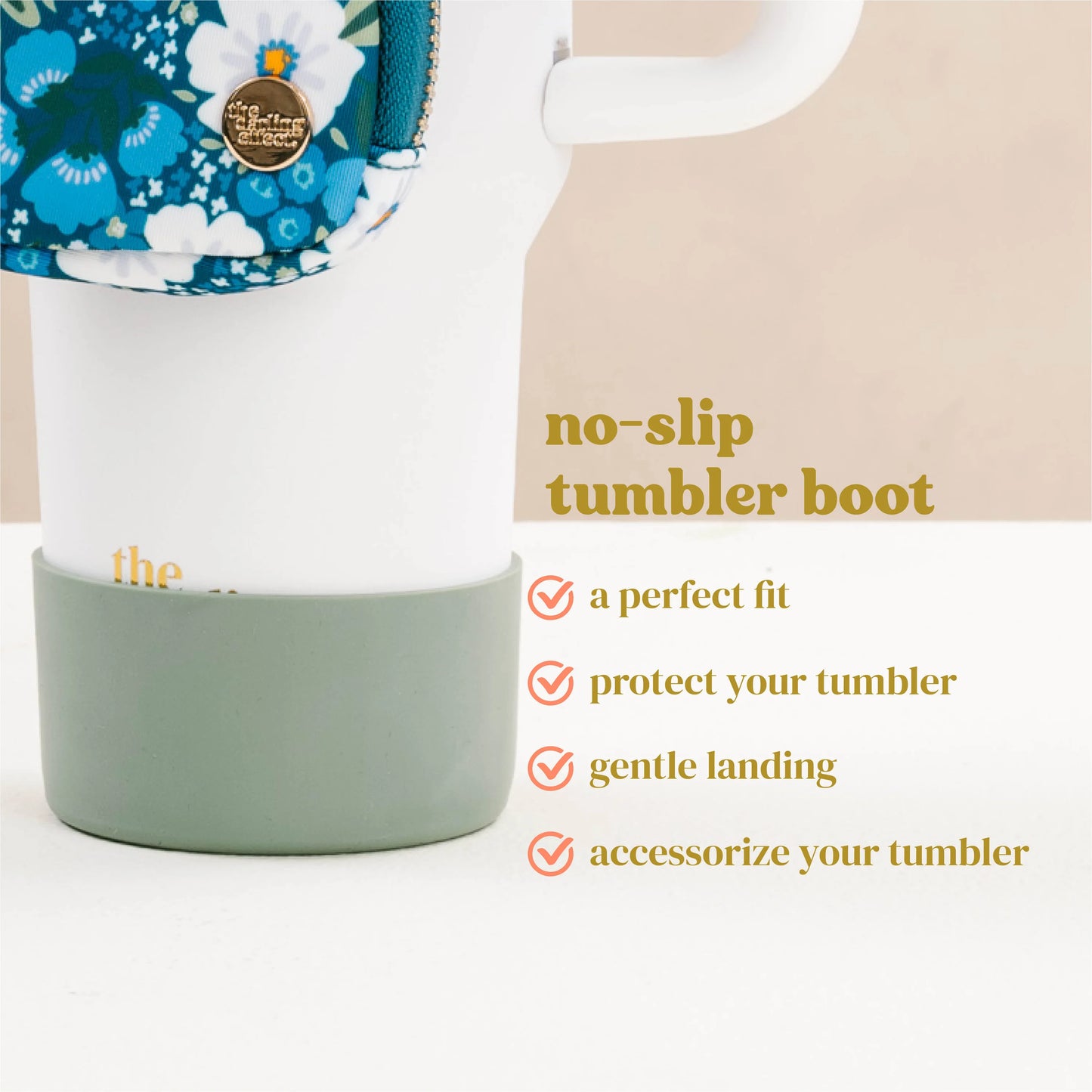 TUMBLER SILICONE BOOT - SAGE