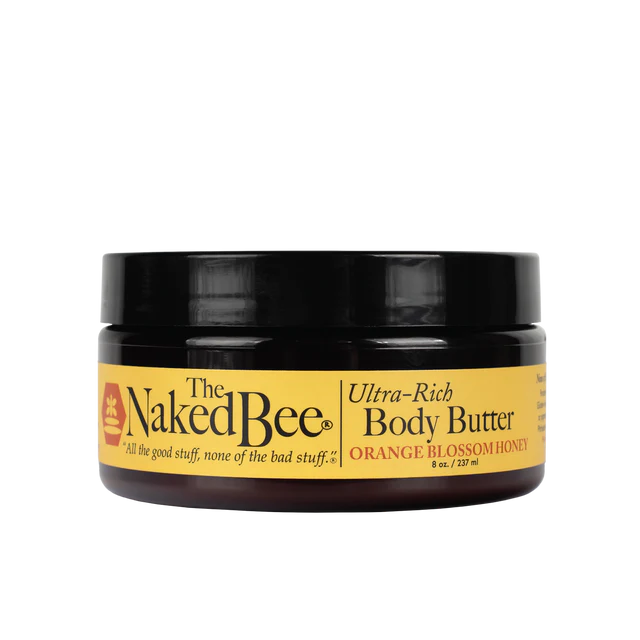 THE NAKED BEE BODY BUTTER - ORANGE BLOSSOM HONEY - 8OZ