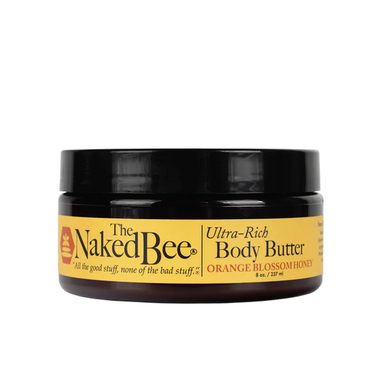 THE NAKED BEE BODY BUTTER - ORANGE BLOSSOM HONEY - 8OZ