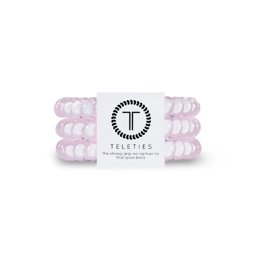 Rose Water Pink Small Hair Ties