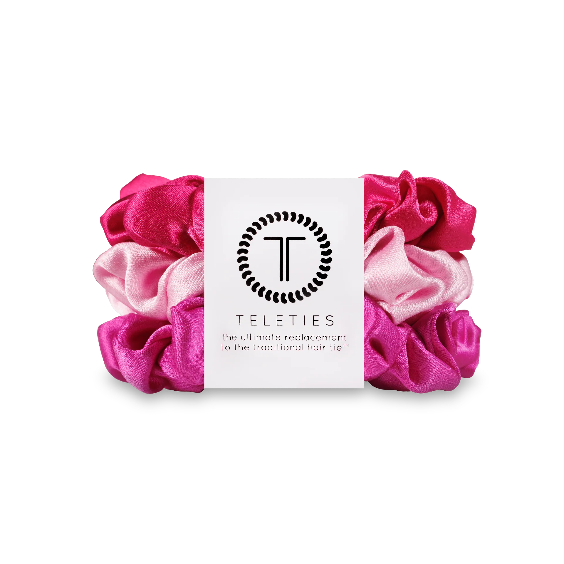 Rose All Day Large Silk Scrunchies