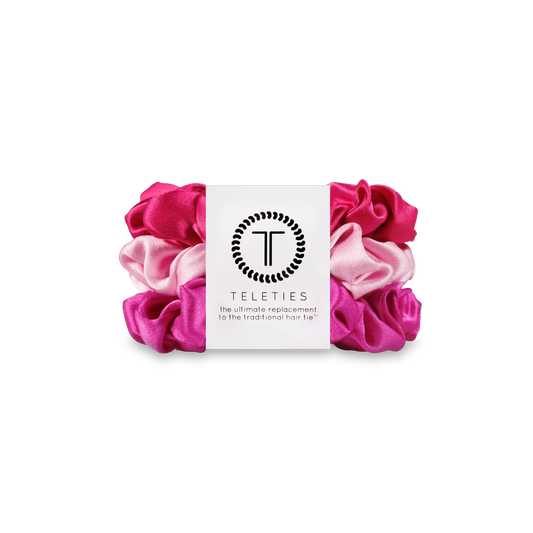 Rose All Day Small Silk Scrunchies