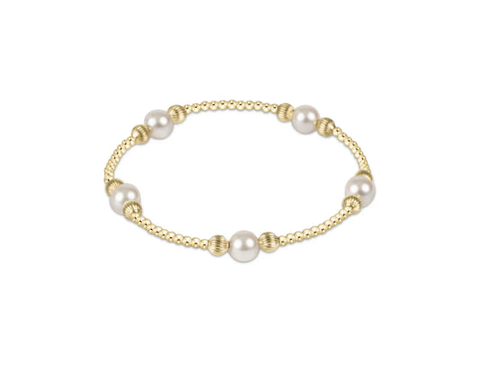 Purpose Pearl 6mm Bead Bracelet - Dignity