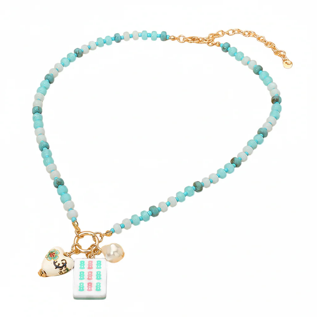 MAHJONG BEADED NECKLACE