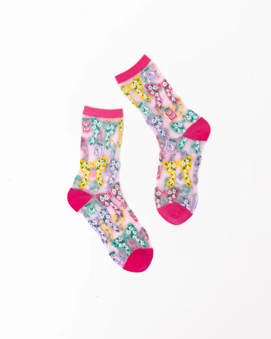 SOCK CANDY - BOWS & JAM SHIMMER