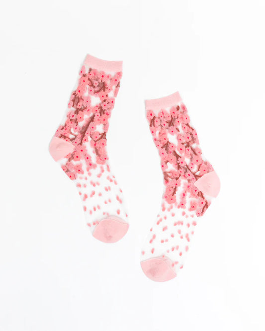 SOCK CANDY - CHERRY BLOSSOM CREW SOCK - Pharm Favorites by Economy Pharmacy