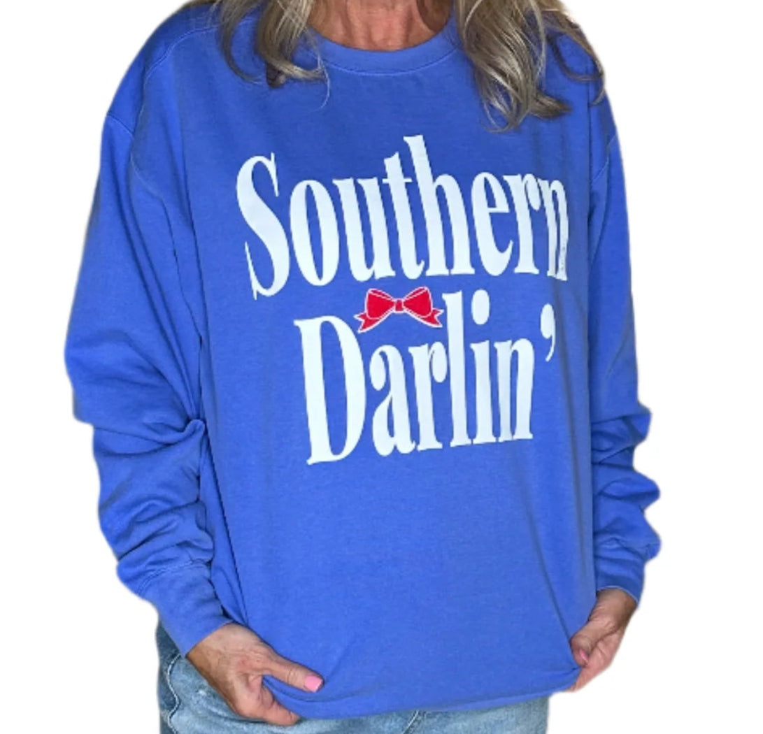 FLO BLUE SOUTHERN DARLIN SWEATSHIRT