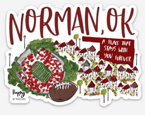 Norman, OK Sticker