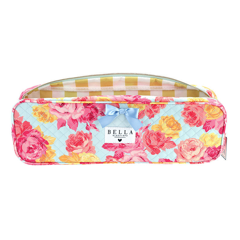 QUILTED HAIR TOOL BAG - ROSES