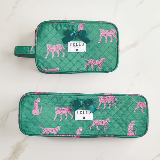 QUILTED HAIR TOOL BAG - CHEETAH - Pharm Favorites by Economy Pharmacy