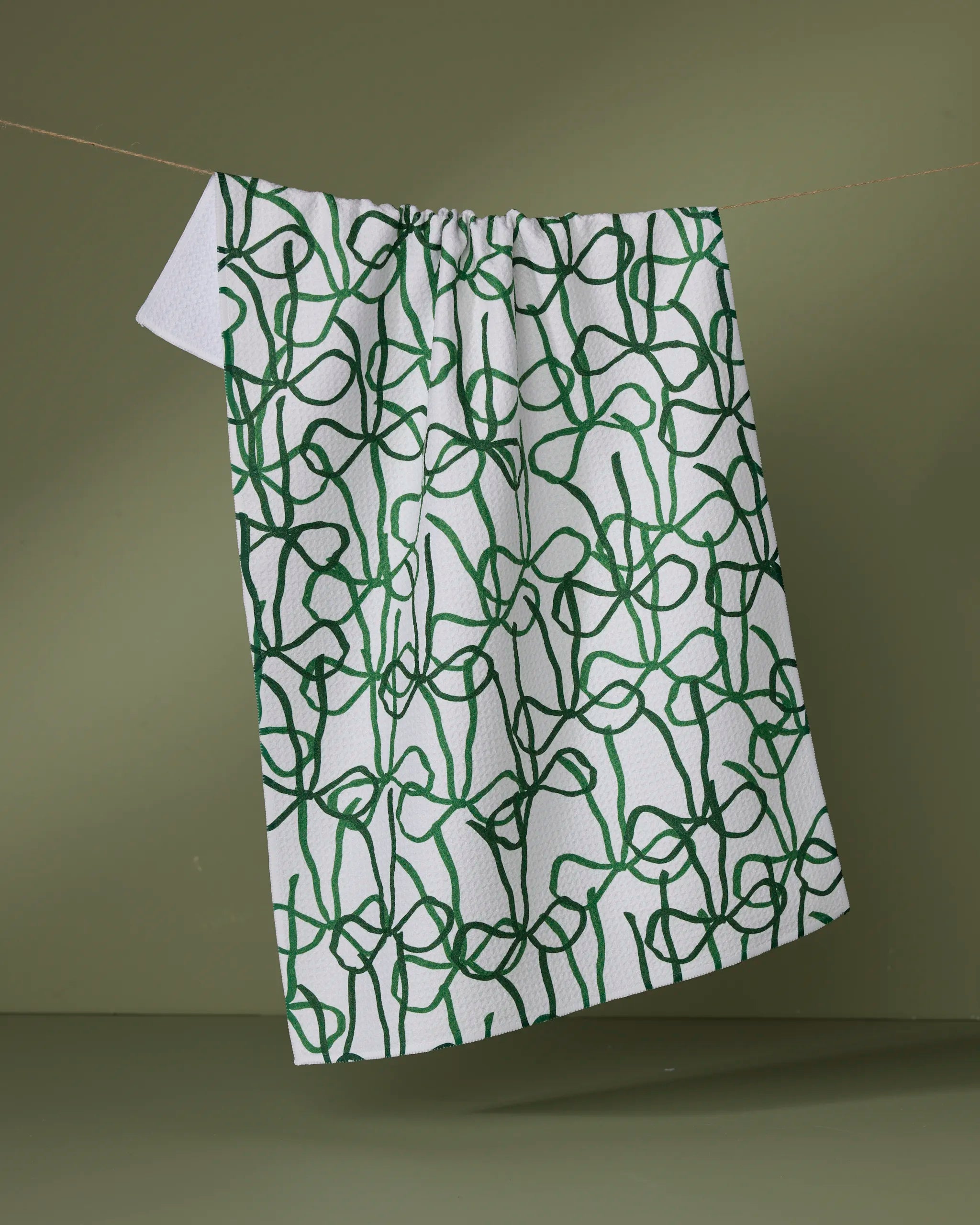 GEOMETRY KITCHEN TEA TOWELS - HOLIDAY