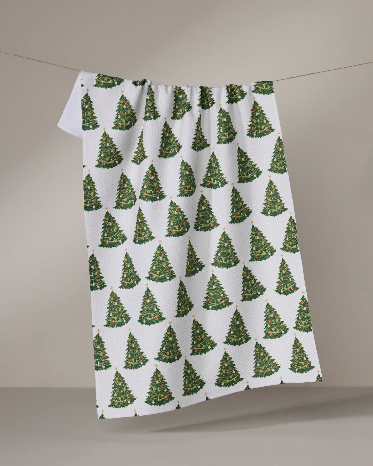 GEOMETRY KITCHEN TEA TOWELS - HOLIDAY