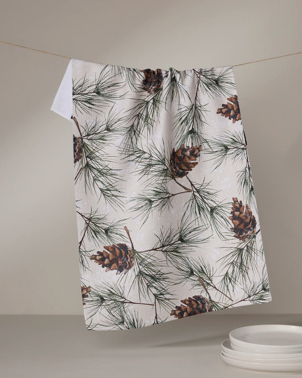 GEOMETRY KITCHEN TEA TOWELS - HOLIDAY