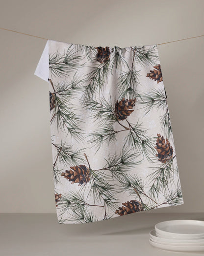 GEOMETRY KITCHEN TEA TOWELS - HOLIDAY