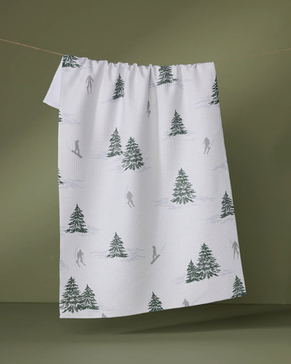 GEOMETRY KITCHEN TEA TOWELS - HOLIDAY