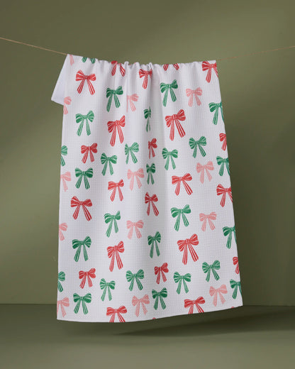 GEOMETRY KITCHEN TEA TOWELS - HOLIDAY