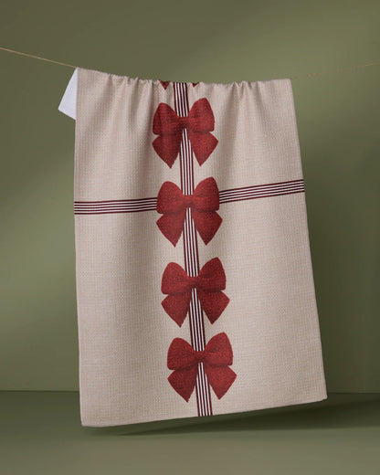 GEOMETRY KITCHEN TEA TOWELS - HOLIDAY