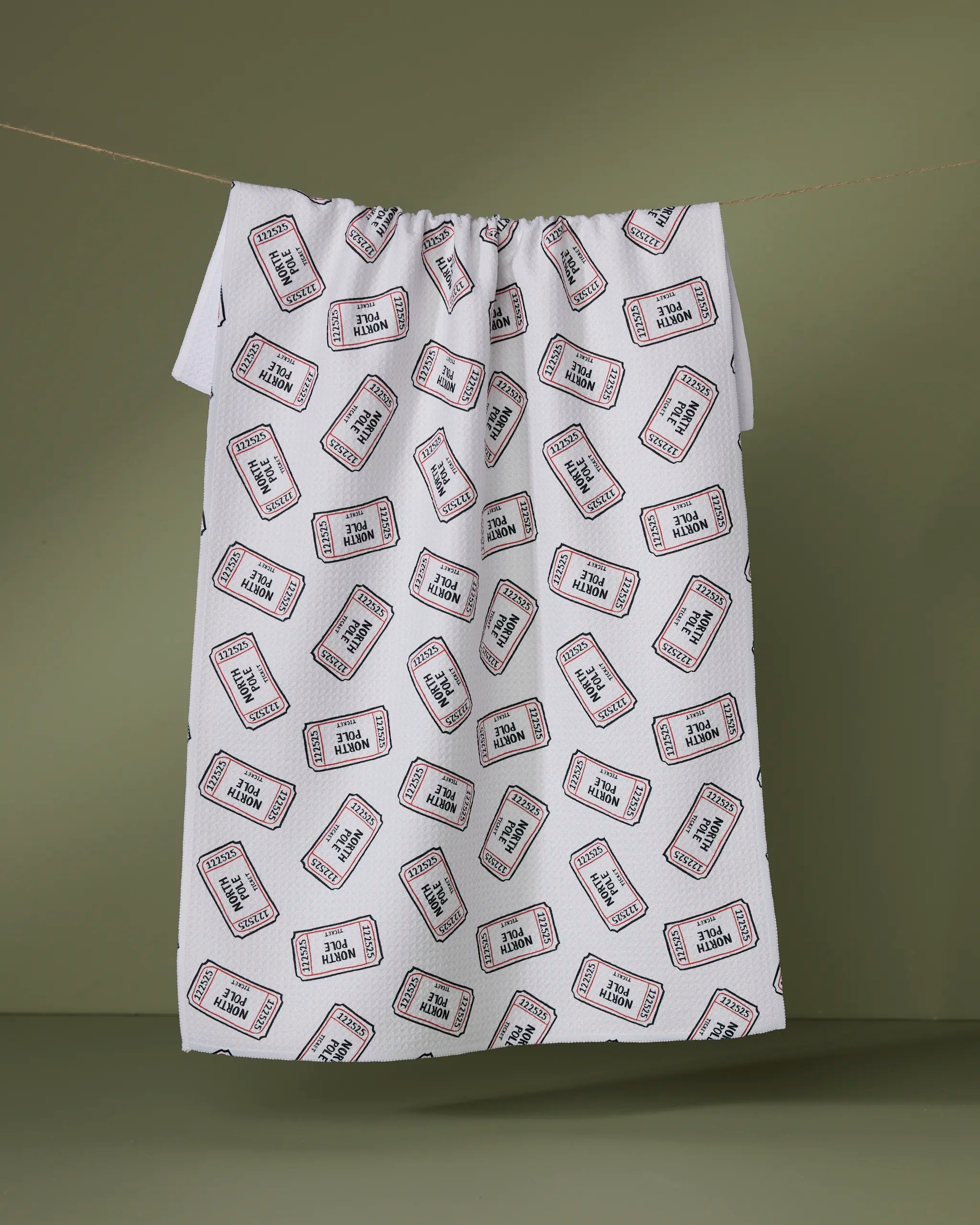 GEOMETRY KITCHEN TEA TOWELS - HOLIDAY