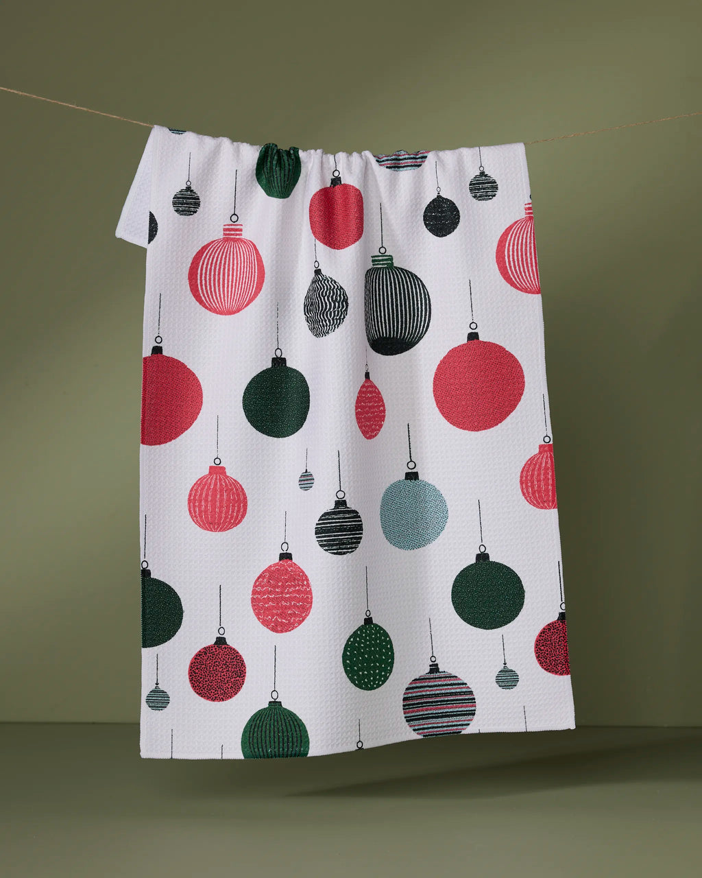 GEOMETRY KITCHEN TEA TOWELS - HOLIDAY