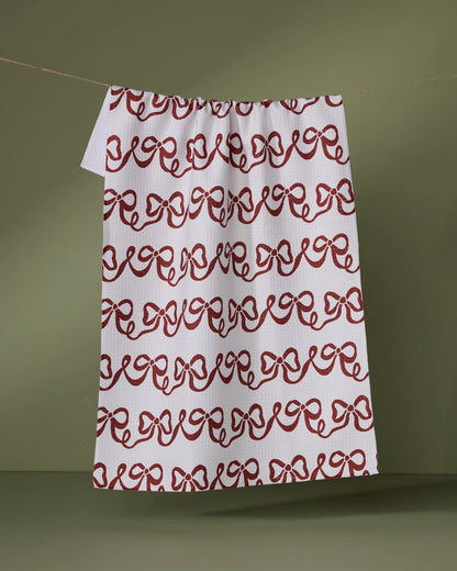 GEOMETRY KITCHEN TEA TOWELS - HOLIDAY