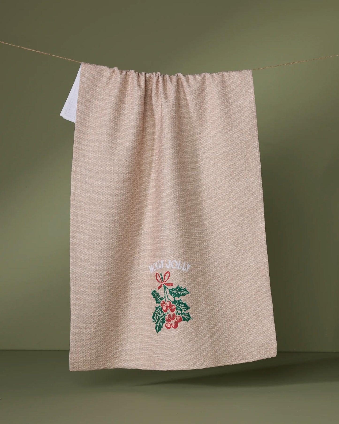 GEOMETRY KITCHEN TEA TOWELS - HOLIDAY