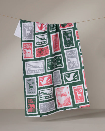 GEOMETRY KITCHEN TEA TOWELS - HOLIDAY