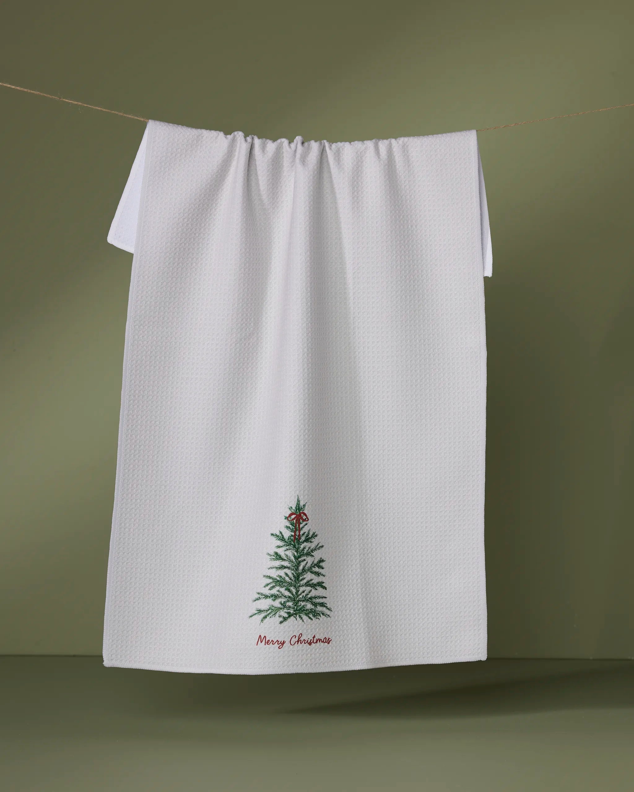 GEOMETRY KITCHEN TEA TOWELS - HOLIDAY