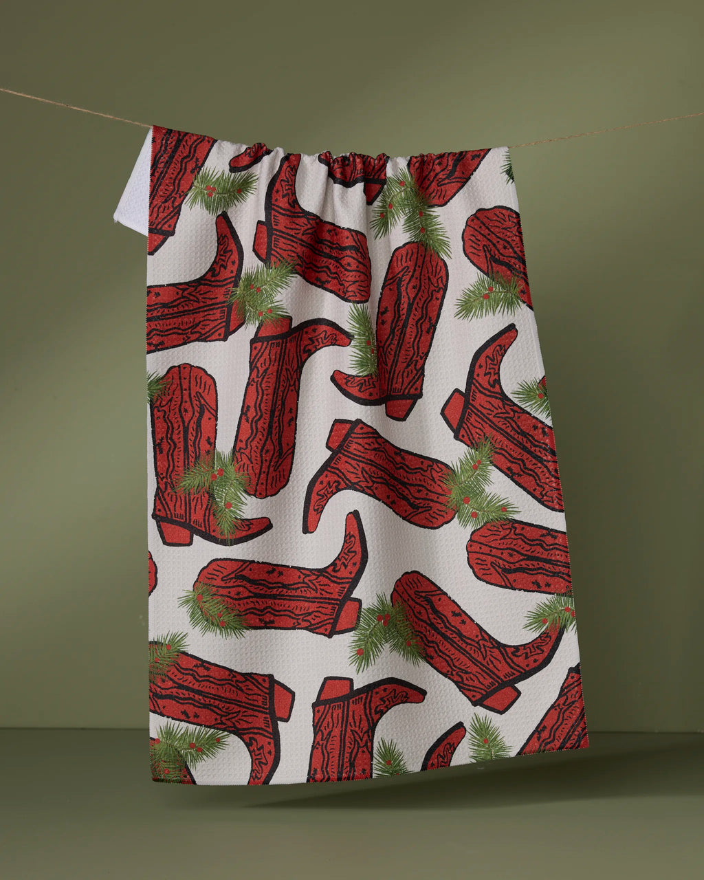 GEOMETRY KITCHEN TEA TOWELS - HOLIDAY