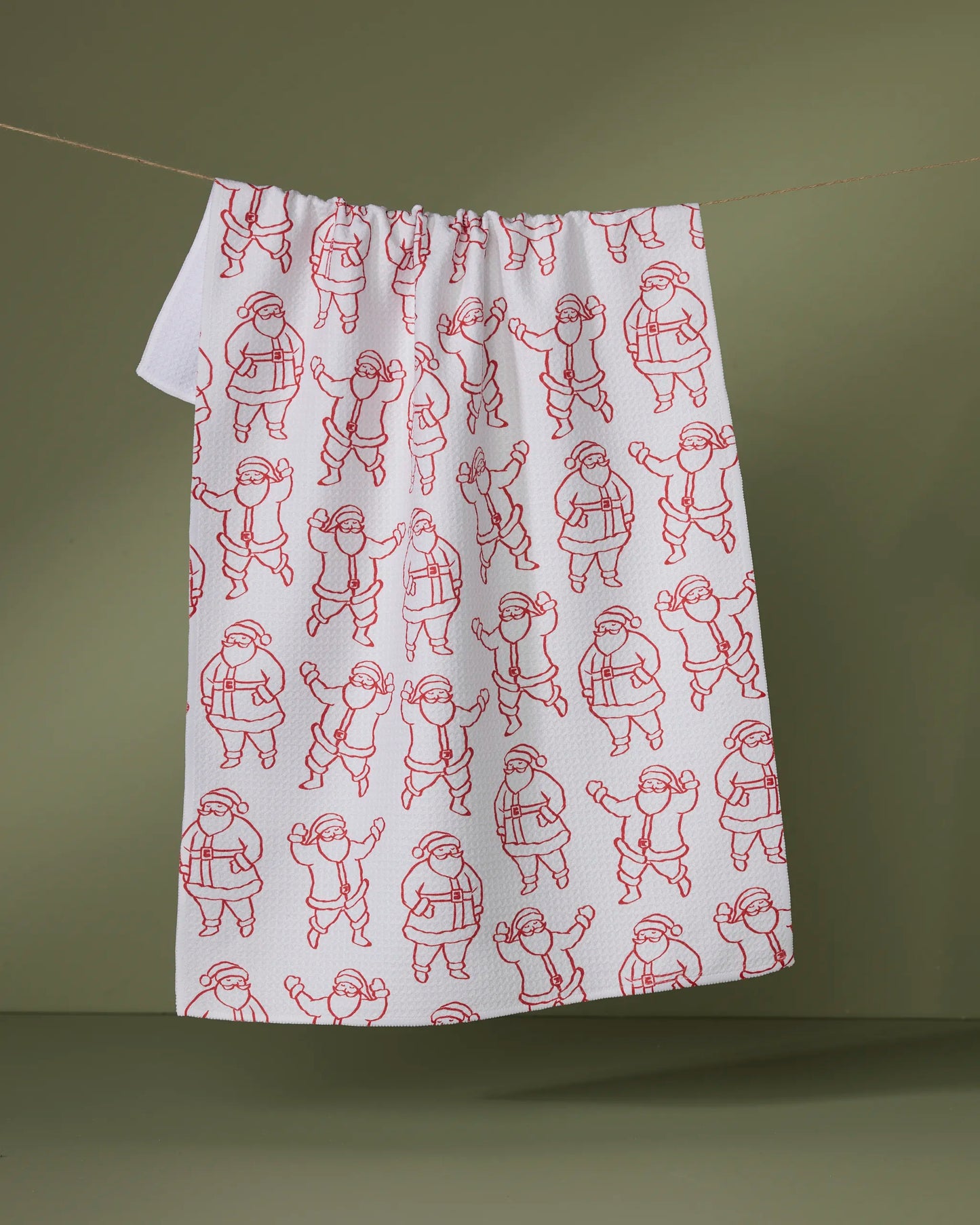 GEOMETRY KITCHEN TEA TOWELS - HOLIDAY