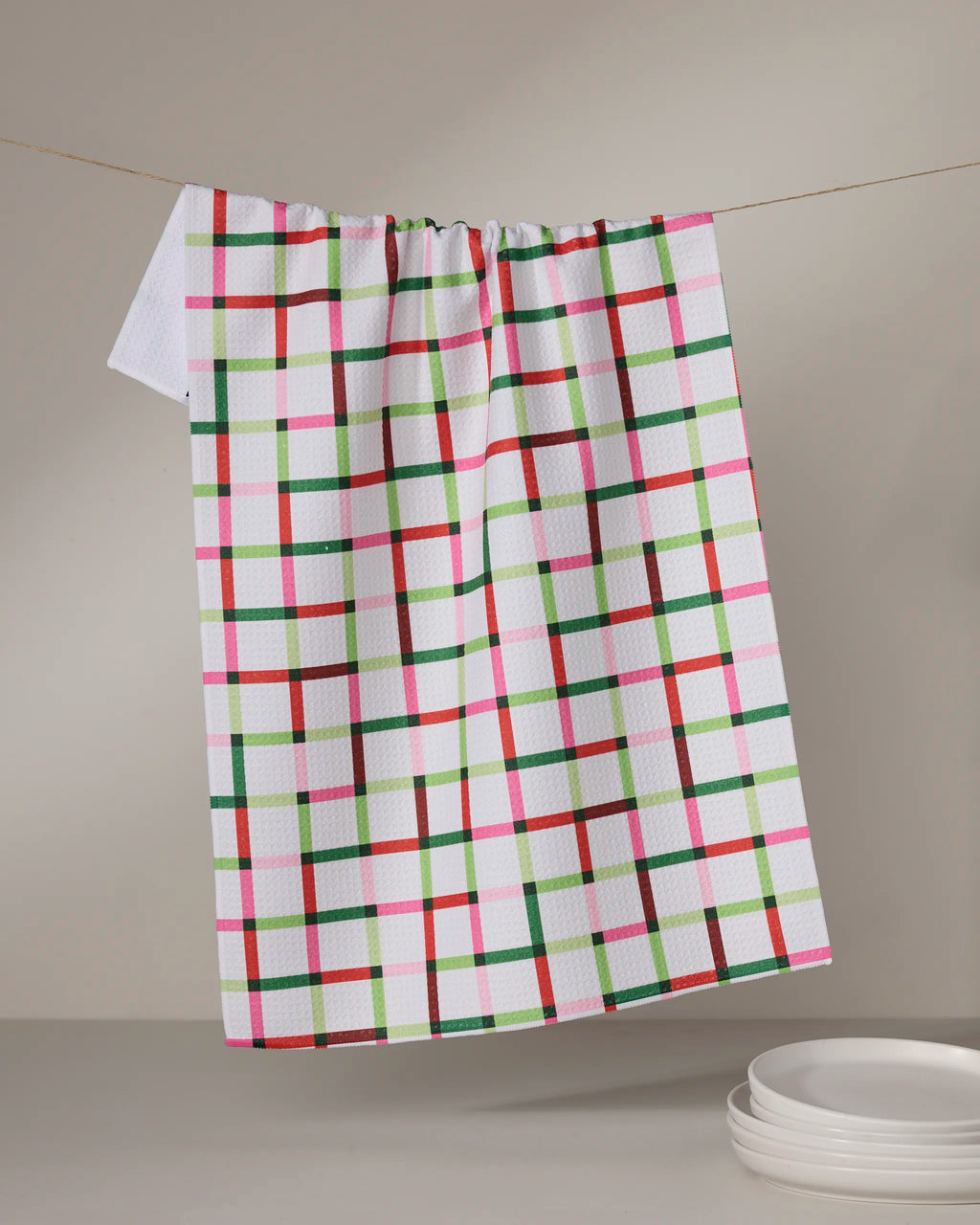 GEOMETRY KITCHEN TEA TOWELS - HOLIDAY