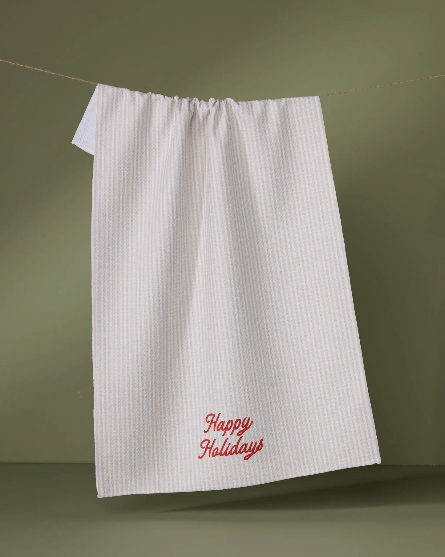 GEOMETRY KITCHEN TEA TOWELS - HOLIDAY