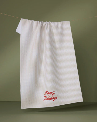 GEOMETRY KITCHEN TEA TOWELS - HOLIDAY