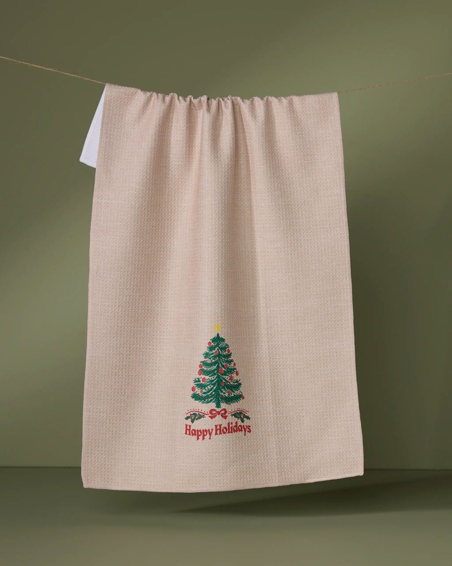 GEOMETRY KITCHEN TEA TOWELS - HOLIDAY