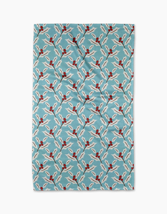 GEOMETRY KITCHEN TEA TOWELS - HOLIDAY