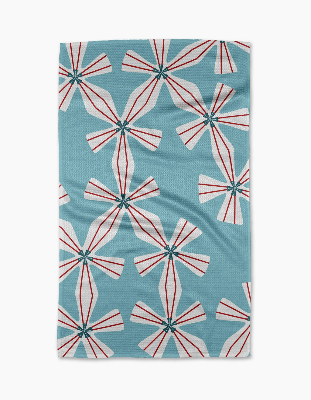 GEOMETRY KITCHEN TEA TOWELS - HOLIDAY