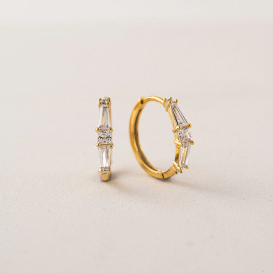 TAMARA HOOP EARRINGS - GOLD