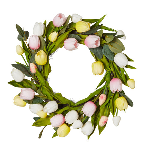 TULIP WREATH - 22"