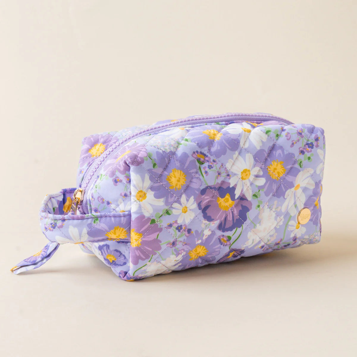 ESSENTIALS QUILTED COSMETIC POUCH