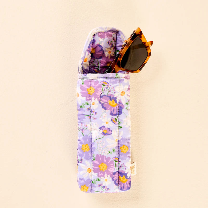 QUILTED SUNGLASSES CASE