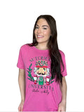 ELECTRIC PINK NUTCRACKER UNIVERSITY TEE
