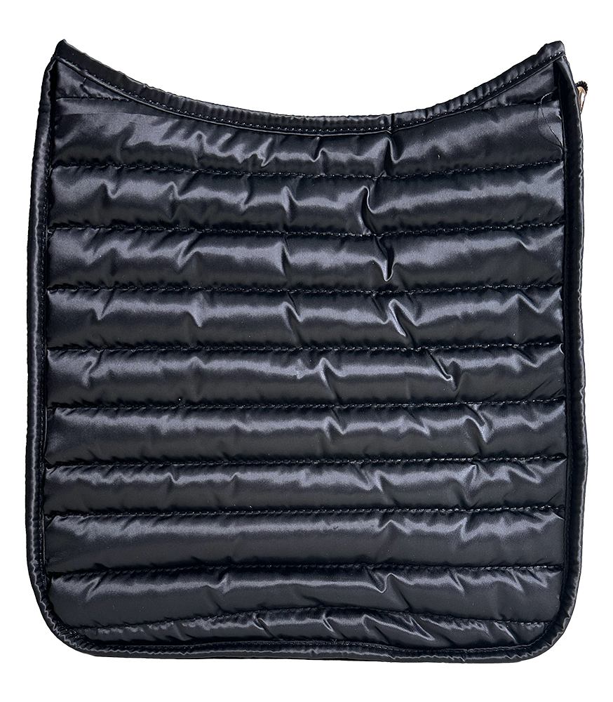 Everly Quilted Puffy Messenger-ASSORTED