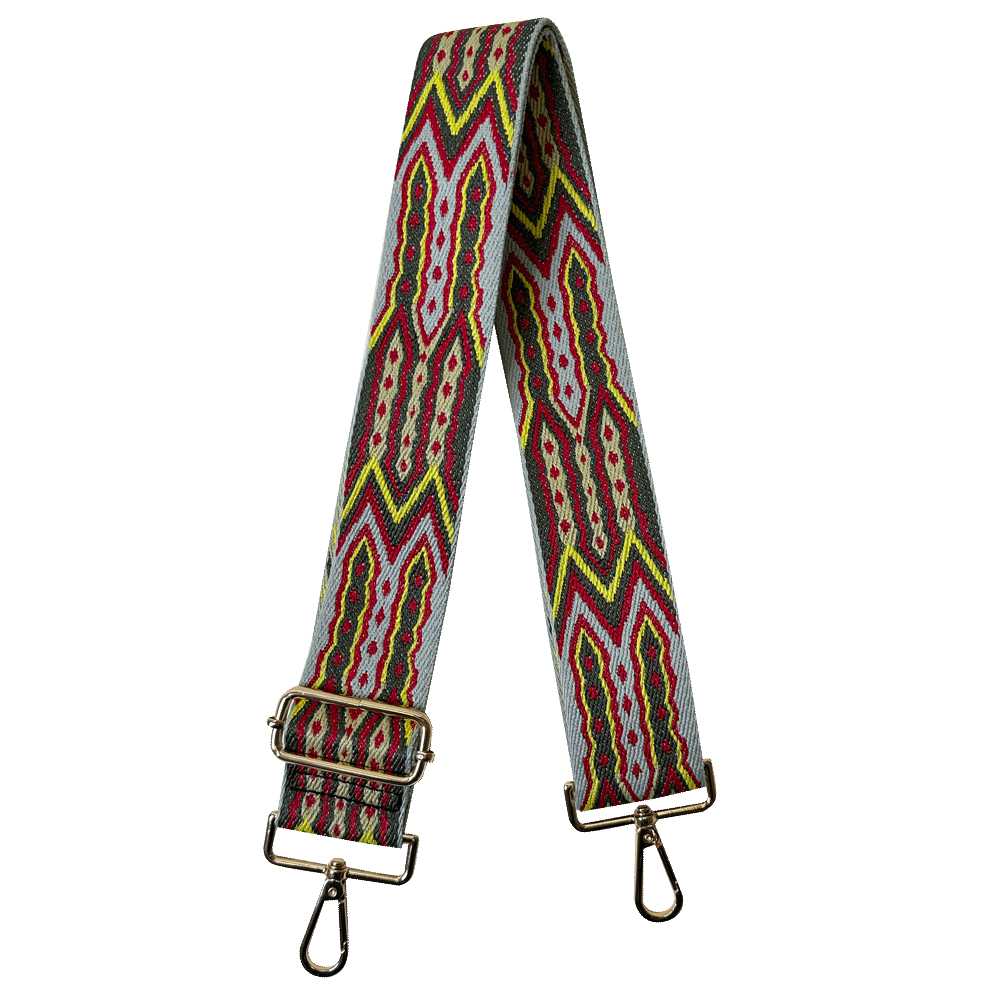 Mayan Print Interchangeable Woven Bag Strap