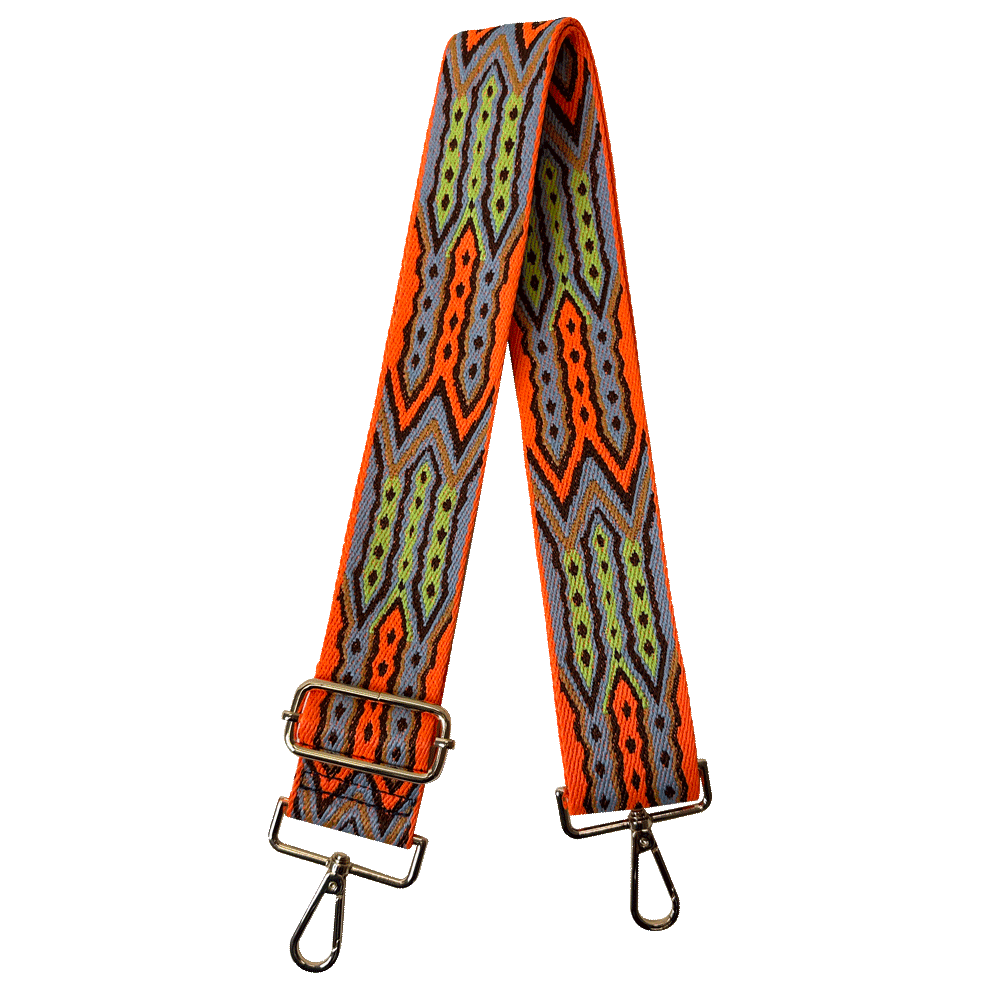 Mayan Print Interchangeable Woven Bag Strap