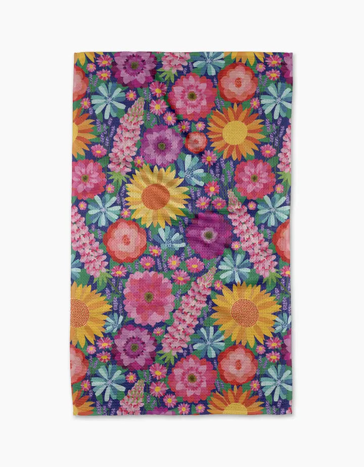 GEOMETRY TEA TOWEL - FLORALS