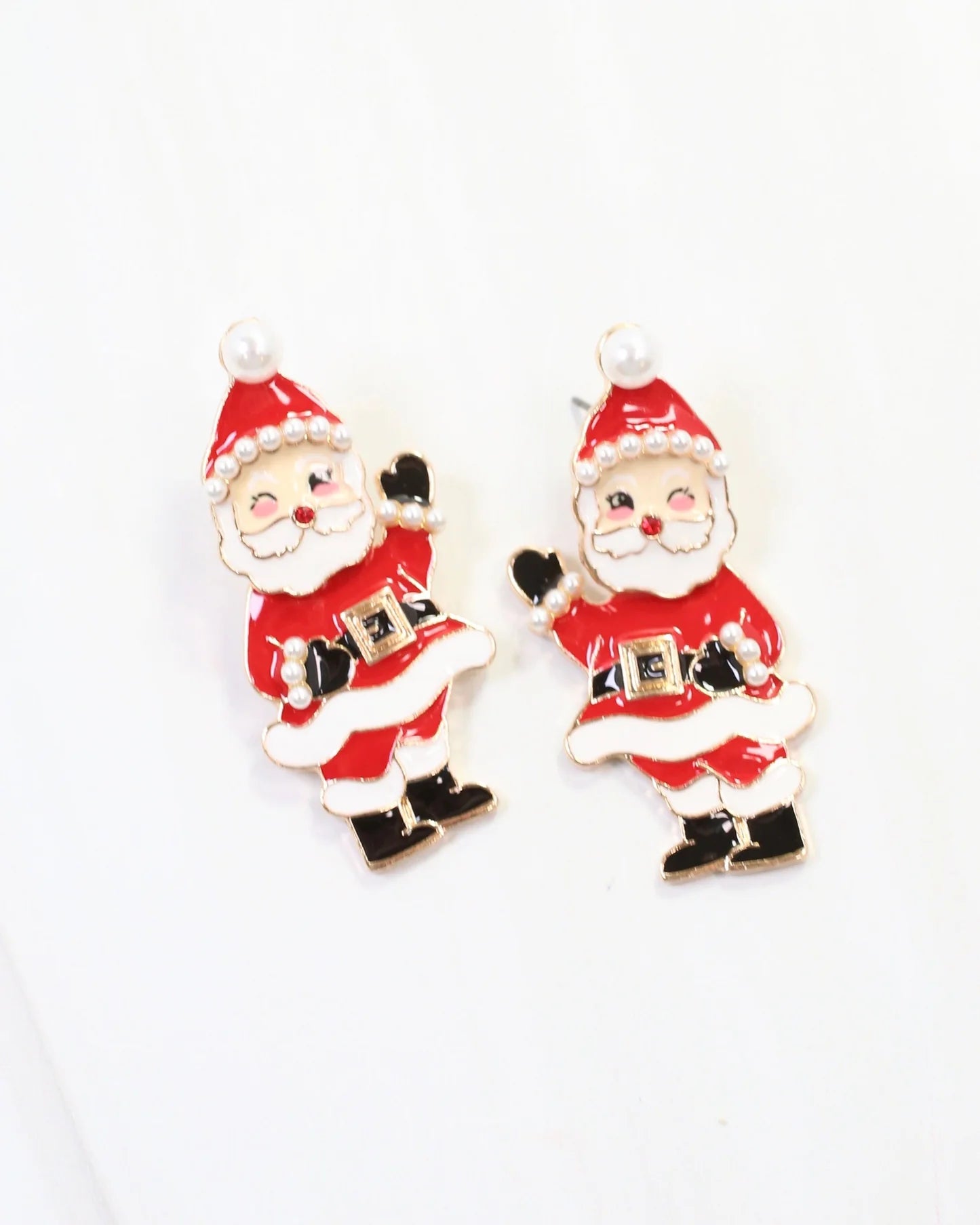 JINGLING SANTA EARRING