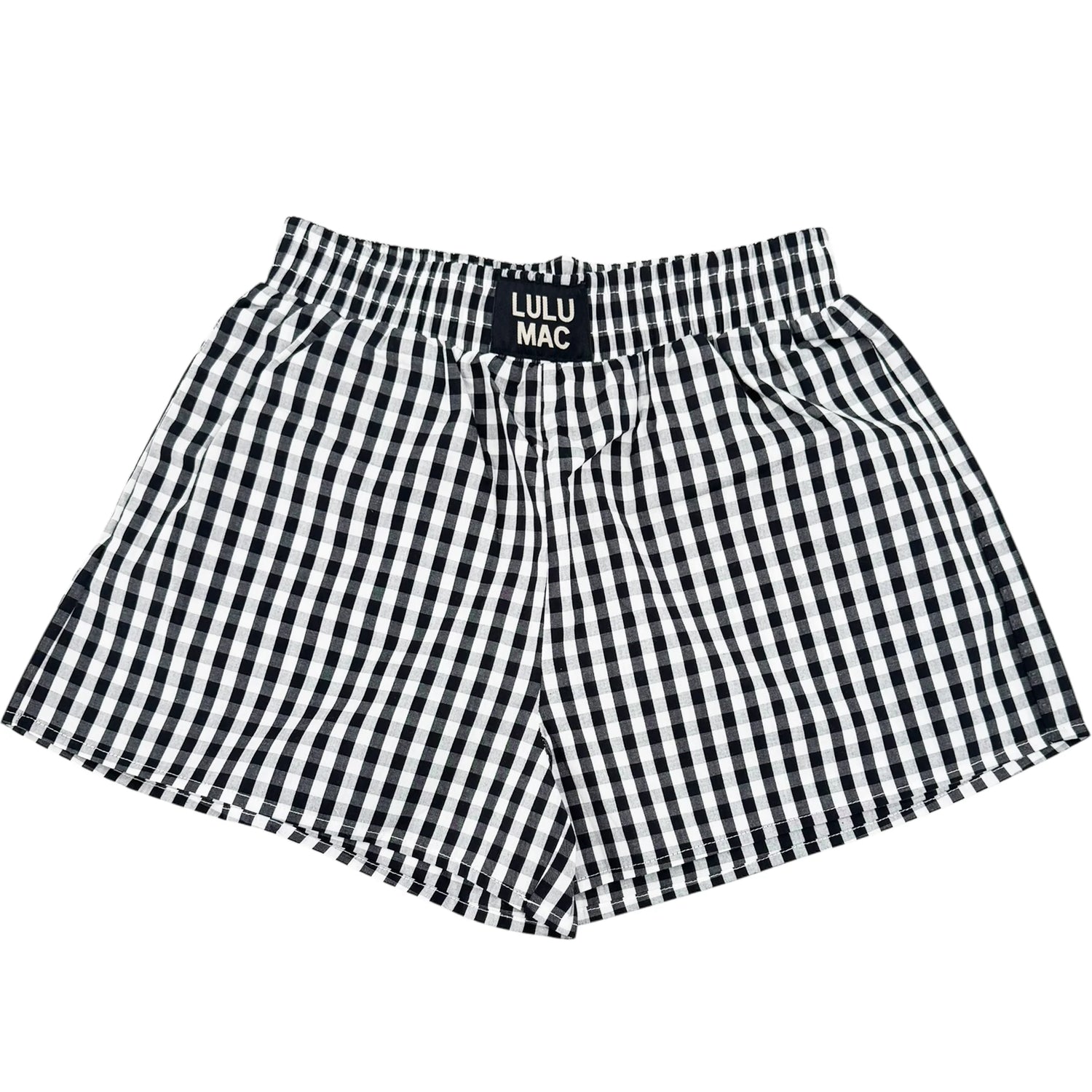 LADIES GINGHAM BOXER SHORTS - Pharm Favorites by Economy Pharmacy