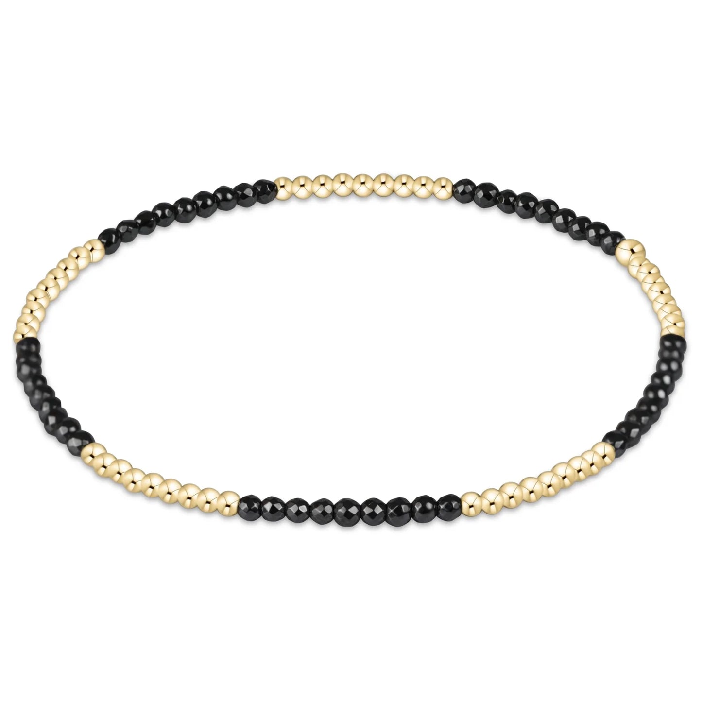 BLISSFUL PATTERN 2MM BEAD BRACELET